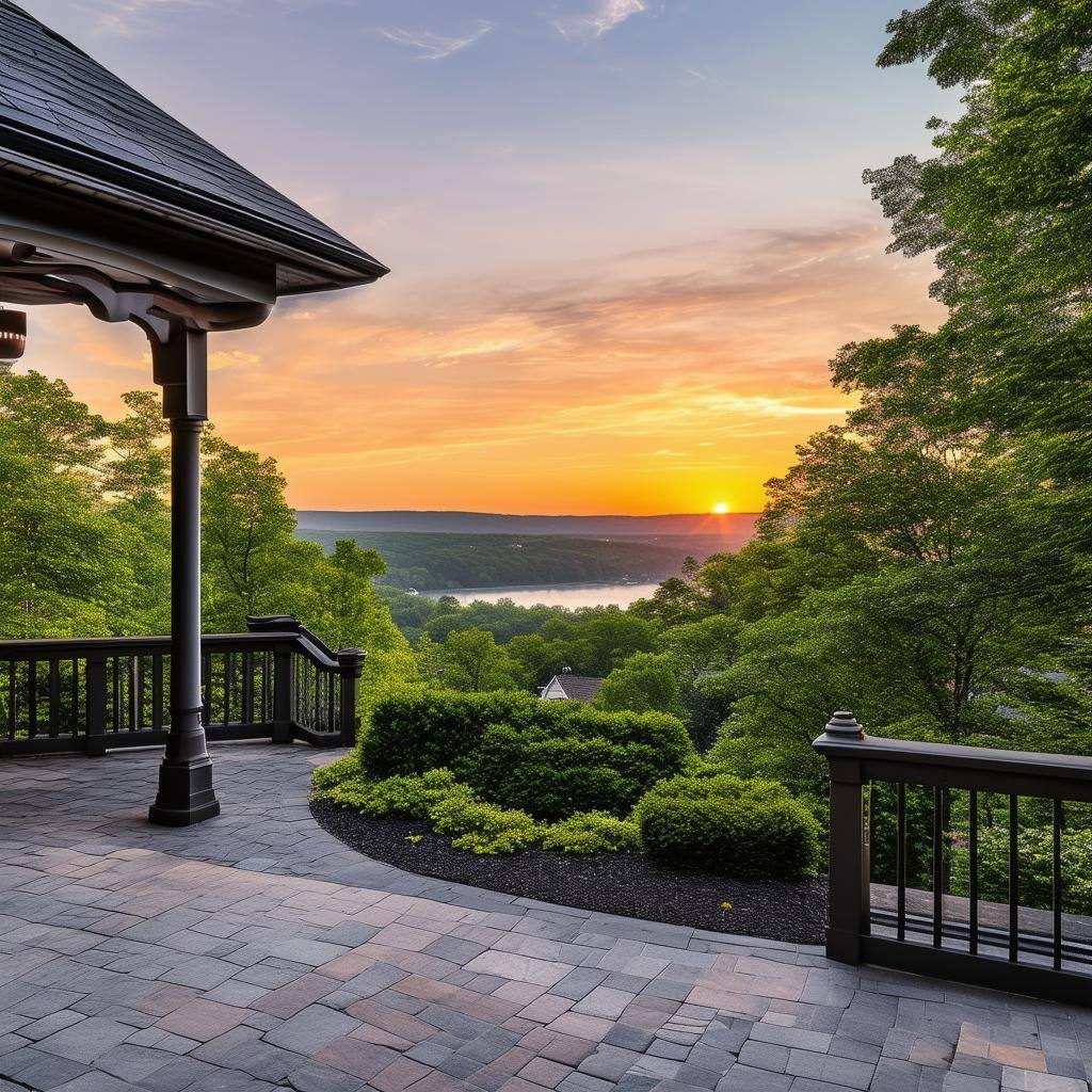 A scenic view of a luxury property in NY/NJ area